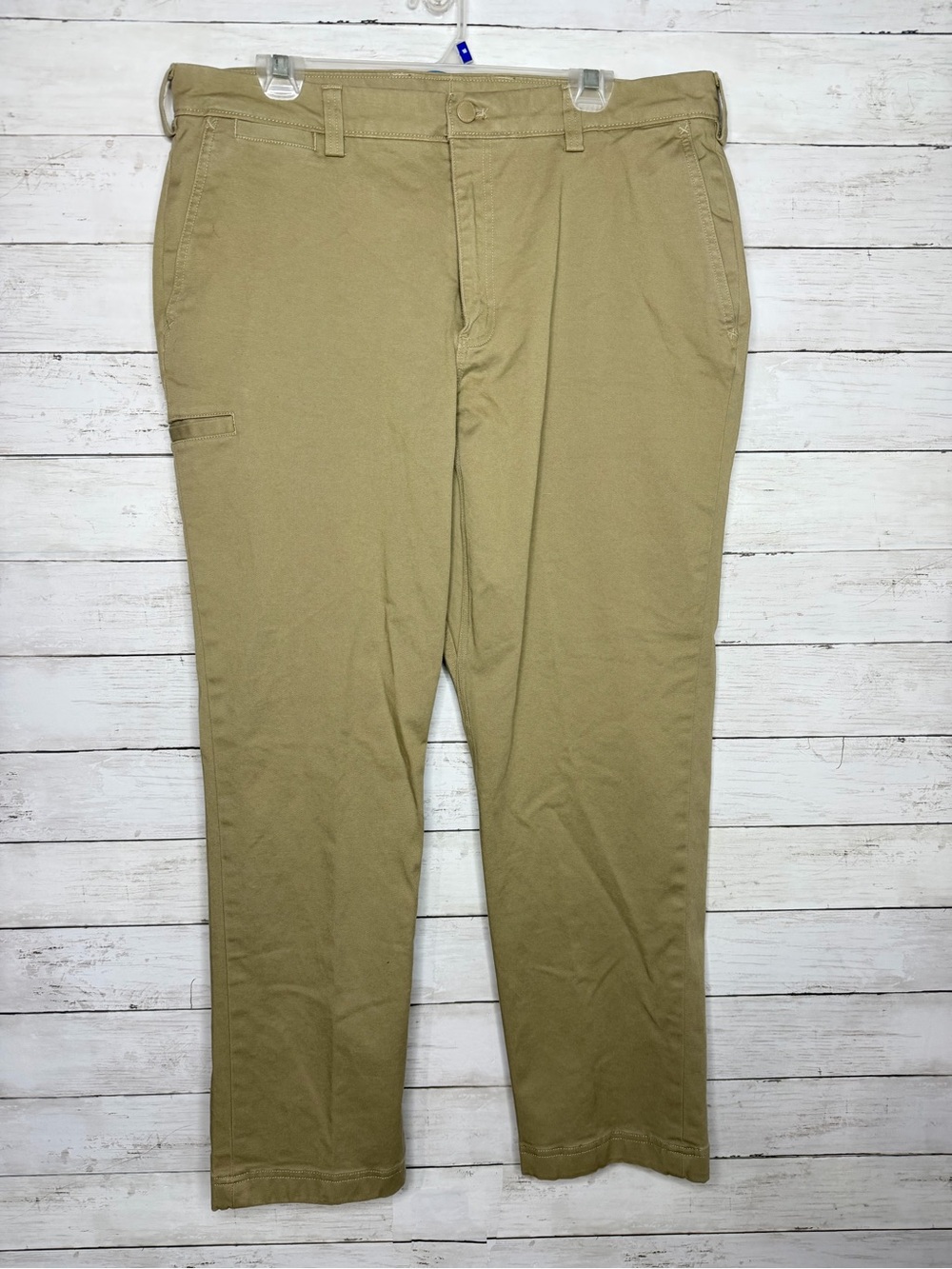 Duluth Trading Company Tan Khaki Roomy Utility Fit Duluthflex Ballroom 36x30